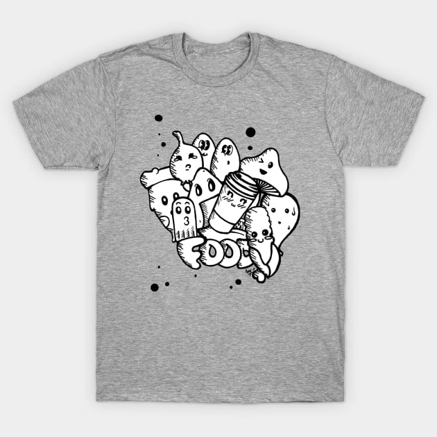 I Love Food T-Shirt by kits.exe@hotmail.com